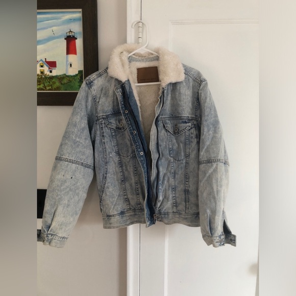 Jean Jacket with Cream Lining - Picture 1 of 10